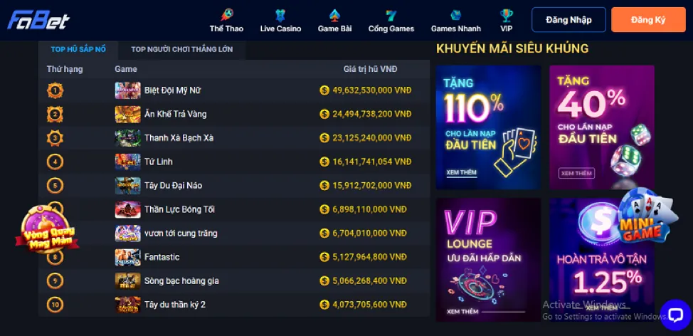 Hình ảnh về các ưu đãi và quảng cáo được cá nhân hóa trên xvip app